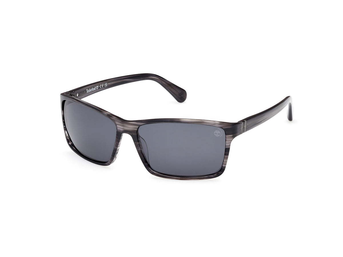 01R - Shiny Black / green polarized