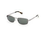 08R - Shiny Gunmetal / green polarized