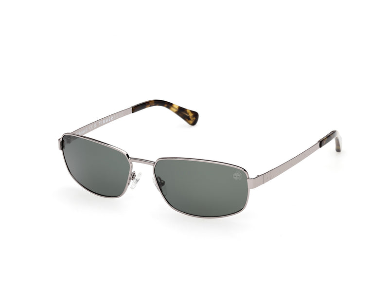 08R - Shiny Gunmetal / green polarized