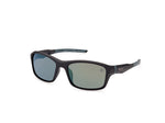 02R - Matte Black / green polarized