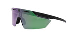 02Q - Injected Matte Black / Green Mirror