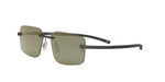 09R - Titanium Matte Black with Green Low polarization lenses / 