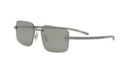 17R - Titanium Matte Silver with Green Low polarization lenses / 