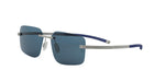 17V - Titanium Matte Silver with Blue Low polarization lenses / 