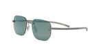 17Q - Titanium Matte Silver with Green Low polarization lenses / 
