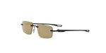 02G - Metal Matte Black with Yellow Mirror lenses