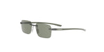 09N - Metal Matte Grey with Green Low polarization lenses / 
