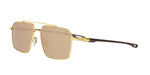 31H - Metal Matte Gold with Brown Low polarization lenses / 