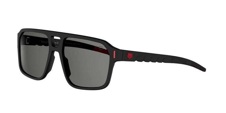 02A - Acetate Semi Matte Black with Grey Normal lenses