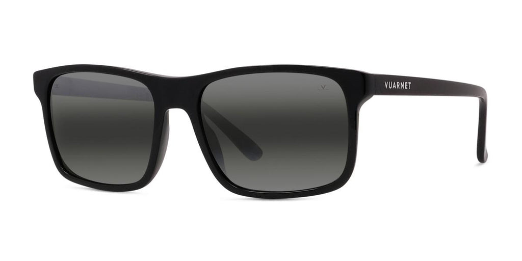 01C - Acetate Shiny Black with Greylynx lenses
