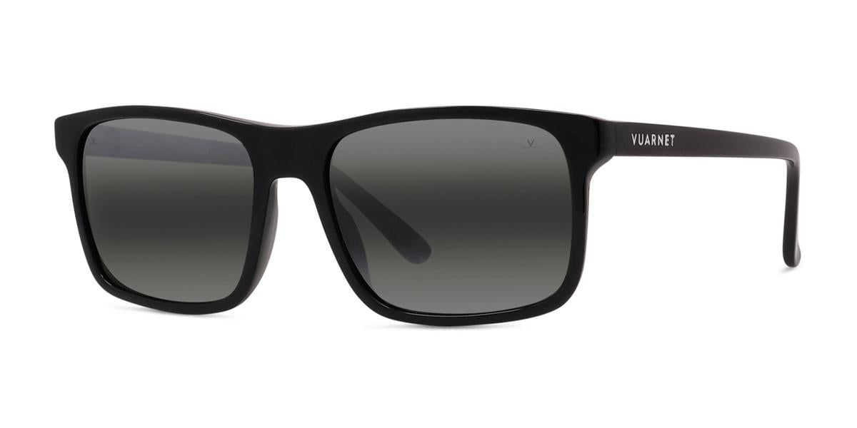 01C - Acetate Shiny Black with Greylynx lenses