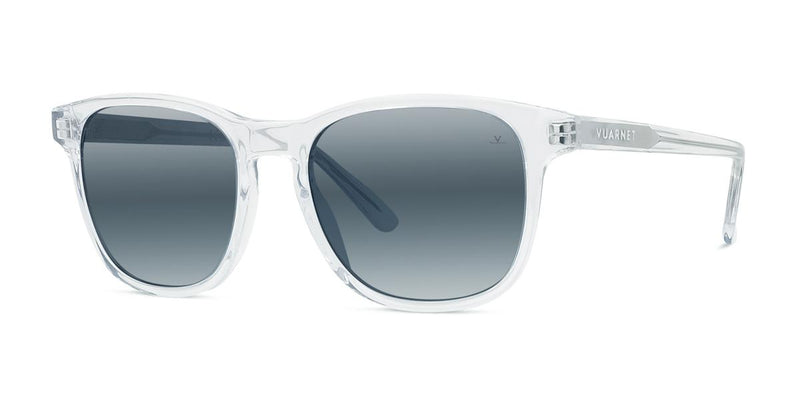26X - Acetate Shiny Transparent with Blue polarlynx lenses
