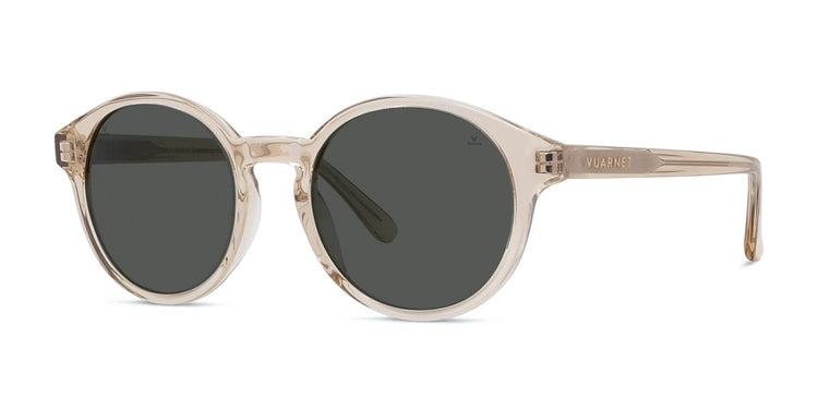 57A - Acetate Shiny Brown with Pure grey lenses