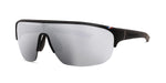 02W - Injected Matte Black with Silver mirror lenses / 