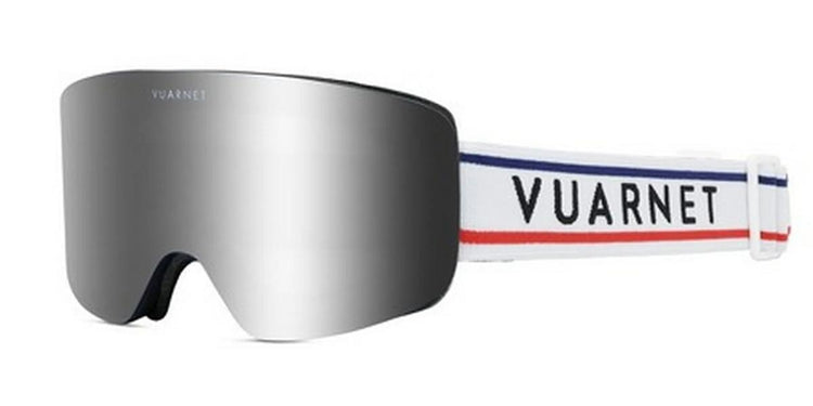 23A - Injected Matte White with Slver mirror lenses