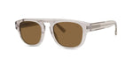 57E - Acetate Shiny Orange with Pure brown lenses / 