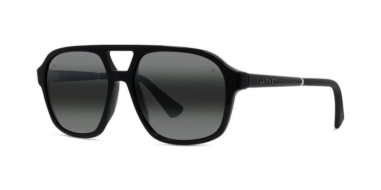 01C - Acetate Shiny Black with Grey lynx lenses