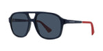 90V - Acetate Shiny Blue with Blue polar lenses