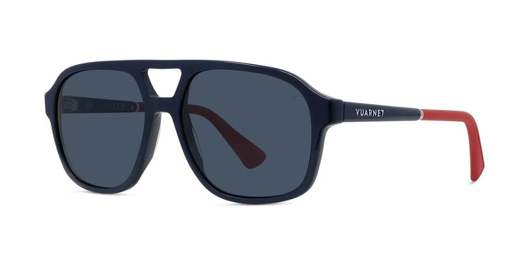 90V - Acetate Shiny Blue with Blue polar lenses
