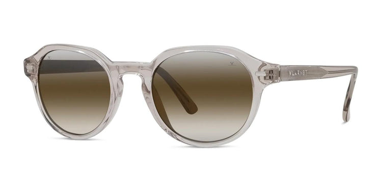 57G - Acetate Shiny Brown with Shiny beige / brown lynx lenses