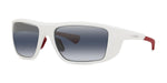 21V - Injected Matte White with Blue polar lynx lenses / 