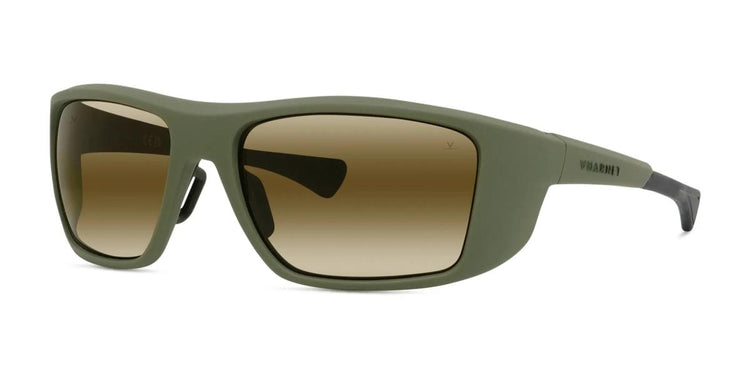 96E - Injected Matte Green with Pure brown lenses