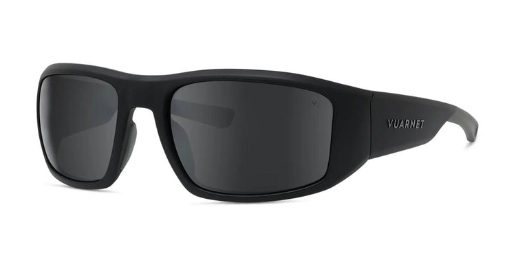 02C - Injected Matte Black with Pure grey silver mirror lenses