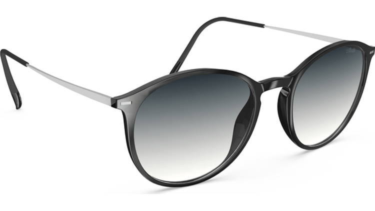 9000 - Pure Black / Rhodium / 65