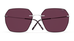 7000 - Rhodium / Dark Red / 40