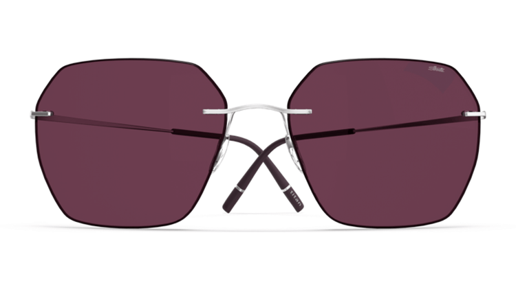 7000 - Rhodium / Dark Red / 40