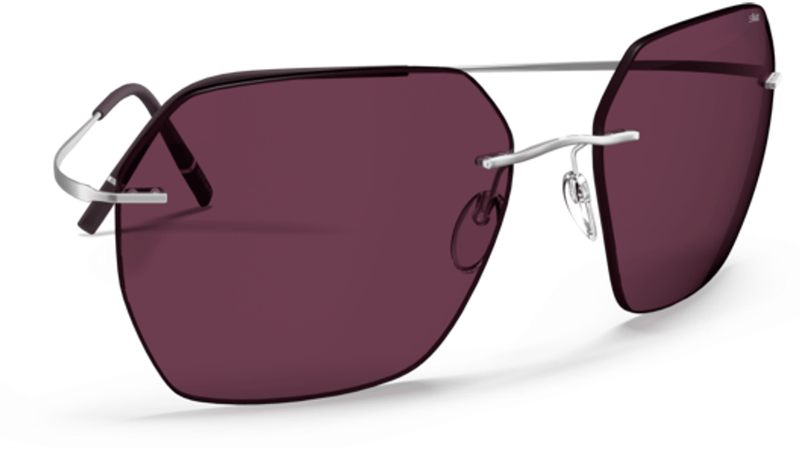 7000 - Rhodium / Dark Red / 40