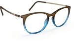 Amber Blue Gradient / 