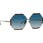 007 - BRWN/ LGHT GOLD/ AQUA GRADIENT / 