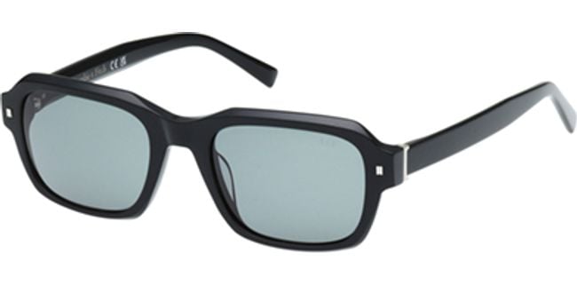 01N - Shiny Black / green
