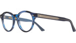 012 - STRIPED BLUE HAVANA/POWDER / 