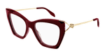 BURGUNDY / GOLD / TRANSPARENT