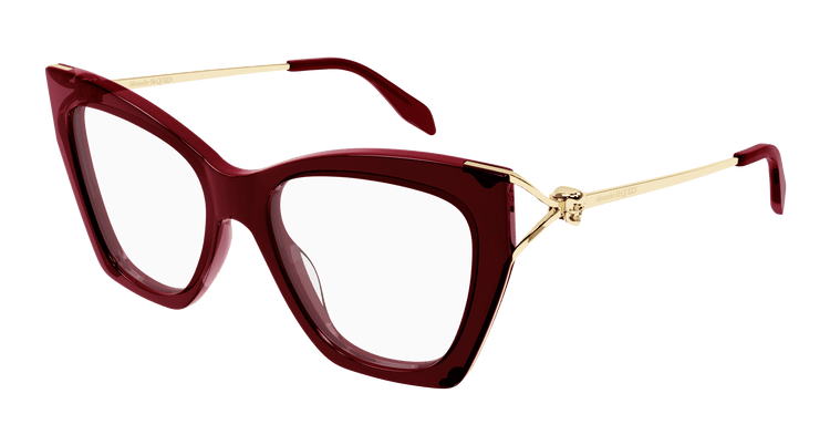 BURGUNDY / GOLD / TRANSPARENT