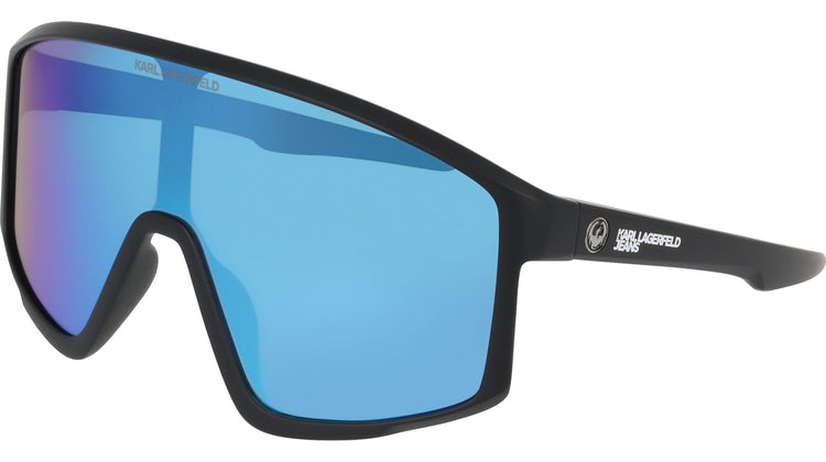 008 - MATTE BLACK/LL BLUE ION