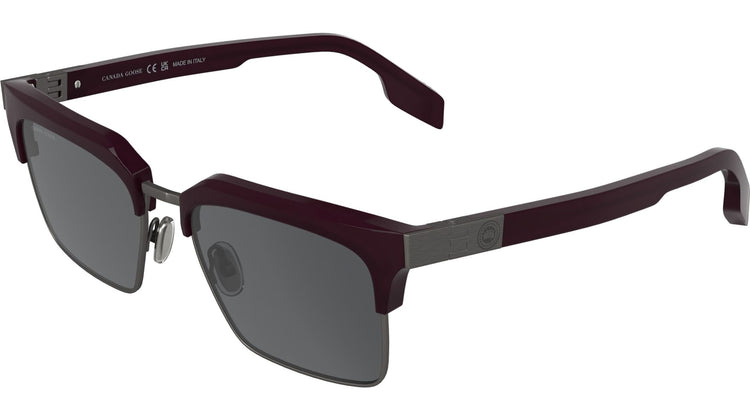 053 - MATTE DARK RUTHENIUM/BURGUNDY