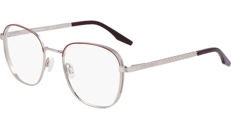 045 - SATIN SILVER/BORDEAUX