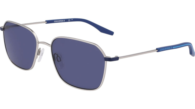 046 - SATN SILVER/NAVY