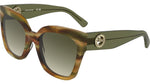 324 - STRIPED KHAKI BROWN HAVANA / 