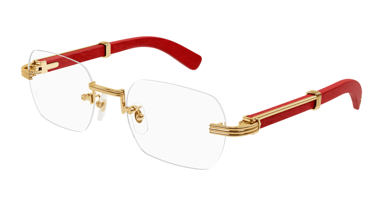 GOLD / RED / TRANSPARENT