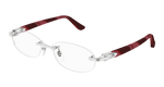 SILVER / BURGUNDY / TRANSPARENT