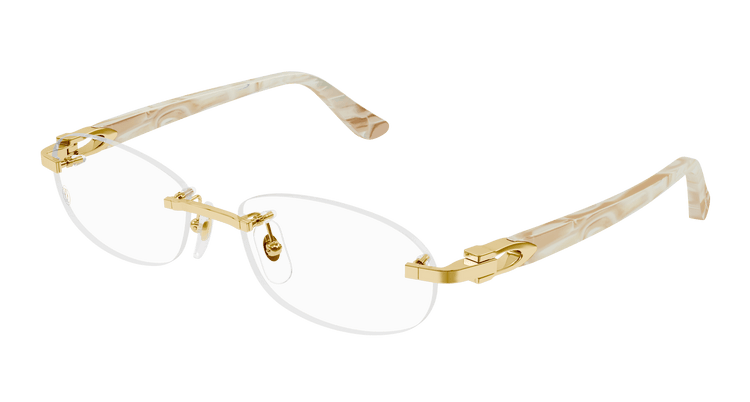 GOLD / IVORY / TRANSPARENT