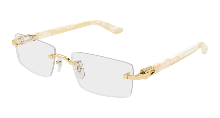 GOLD / IVORY / TRANSPARENT