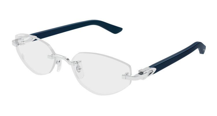 SILVER / BLUE / TRANSPARENT