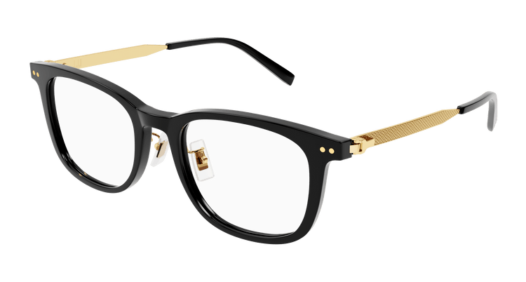 BLACK / GOLD / TRANSPARENT
