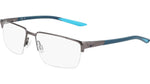 074 - Satin Gunmetal/Matte Blue / 