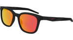 010 - MATTE BLACK/POLAR RED MIRROR